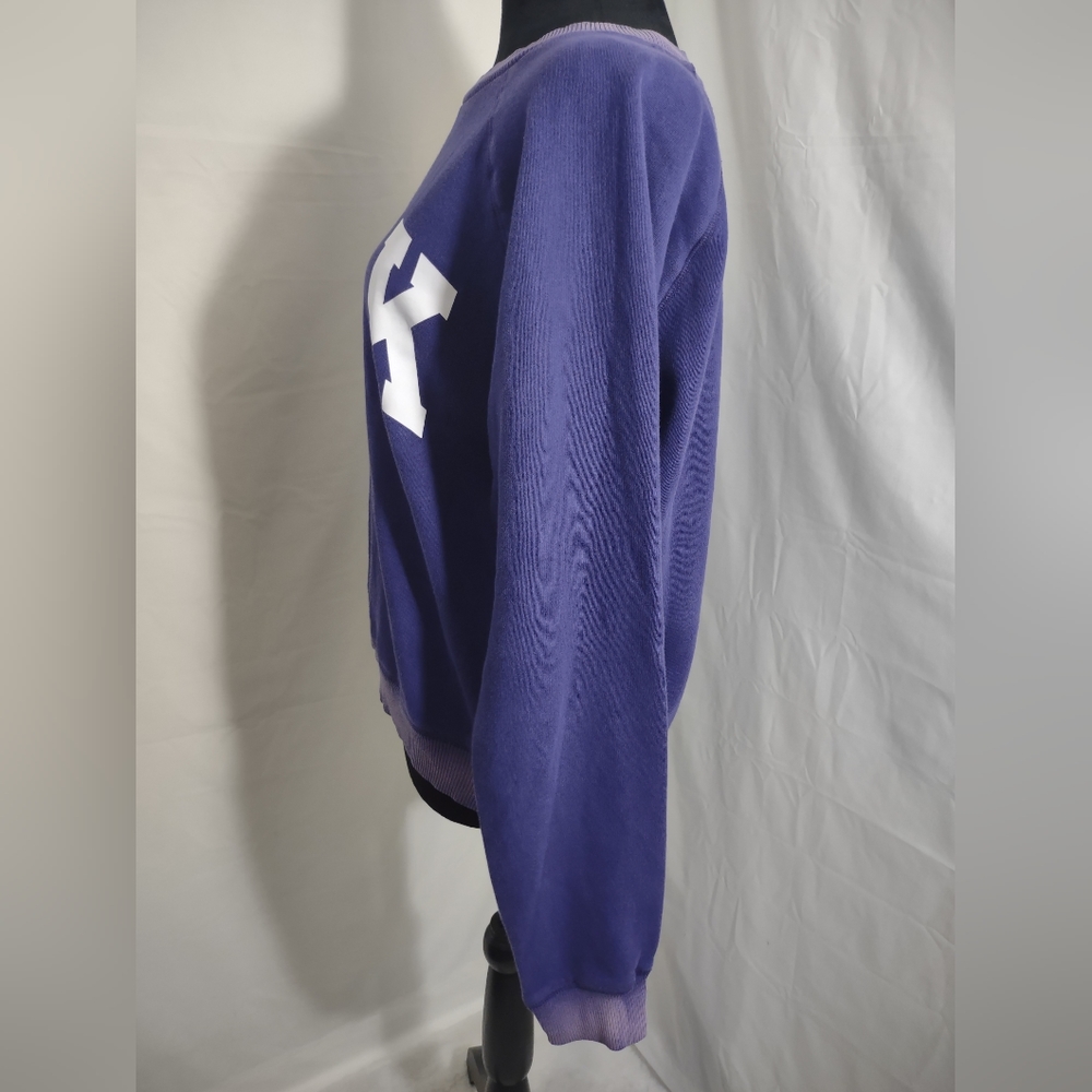 PINK VICTORIA'S SECRET Women's Purple Sweatshirt Size XS - Picture 4 of 10